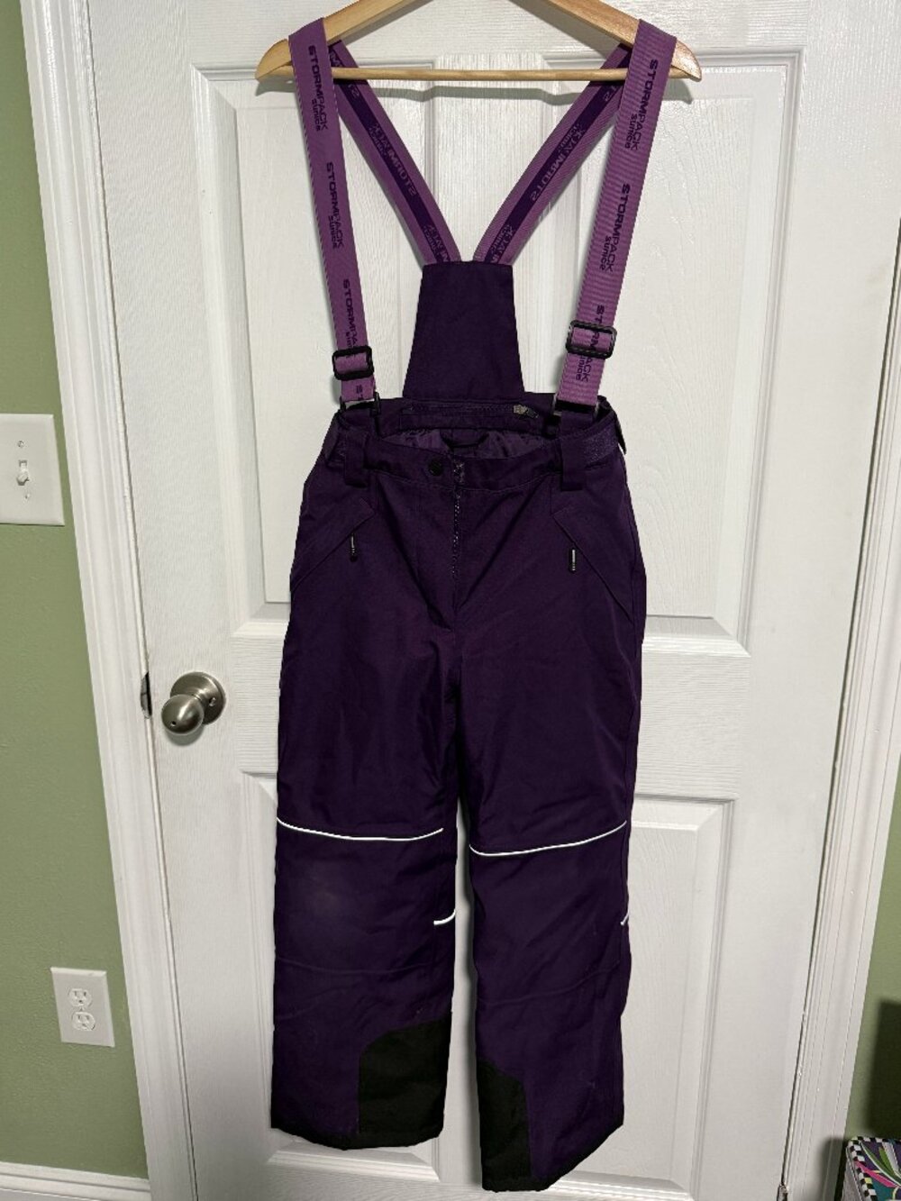 Stormpack Sunice Kid's Purple Size 10 SnowPants Winter Bib
